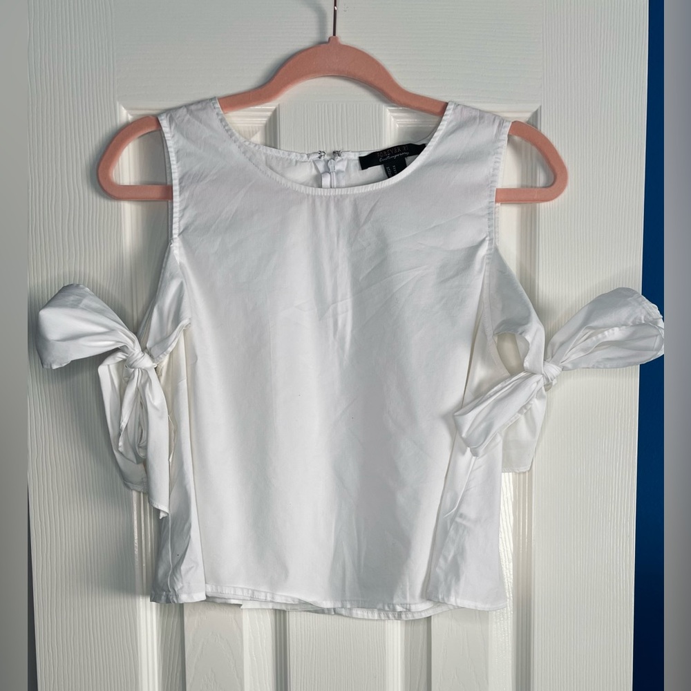 White Crop Top